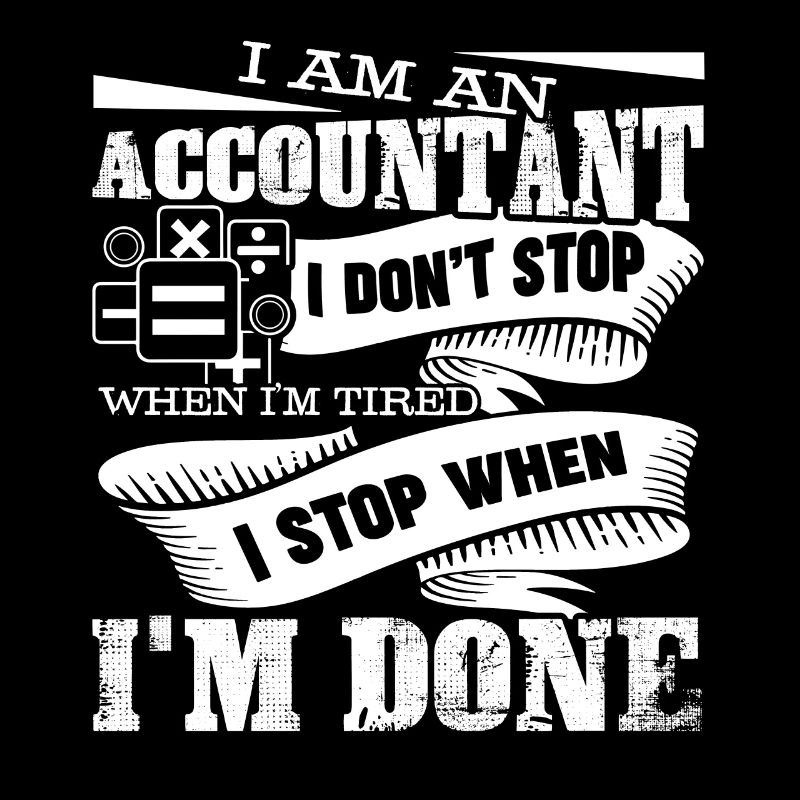 Buchhalter Ich bin ein Buchhalter