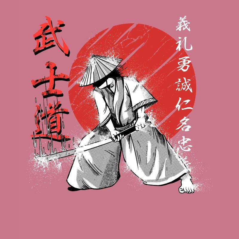 Samurai Bushido Code Kanji Warrior