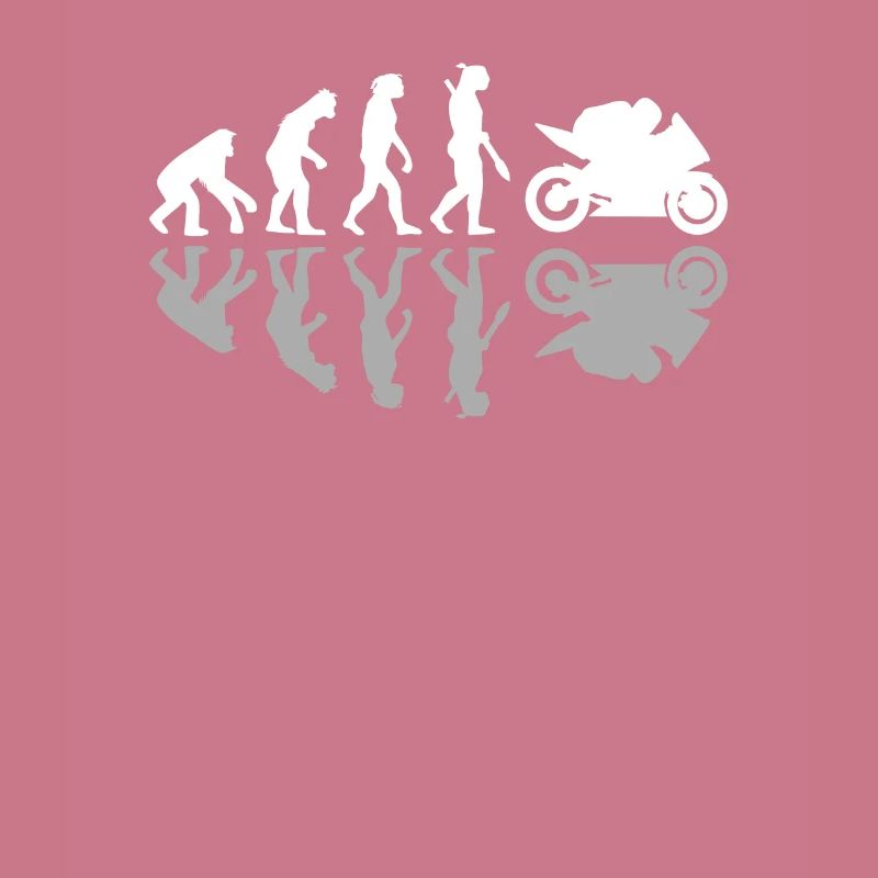 Evolution Motorrad Schatten Biker Enduro Geschenk