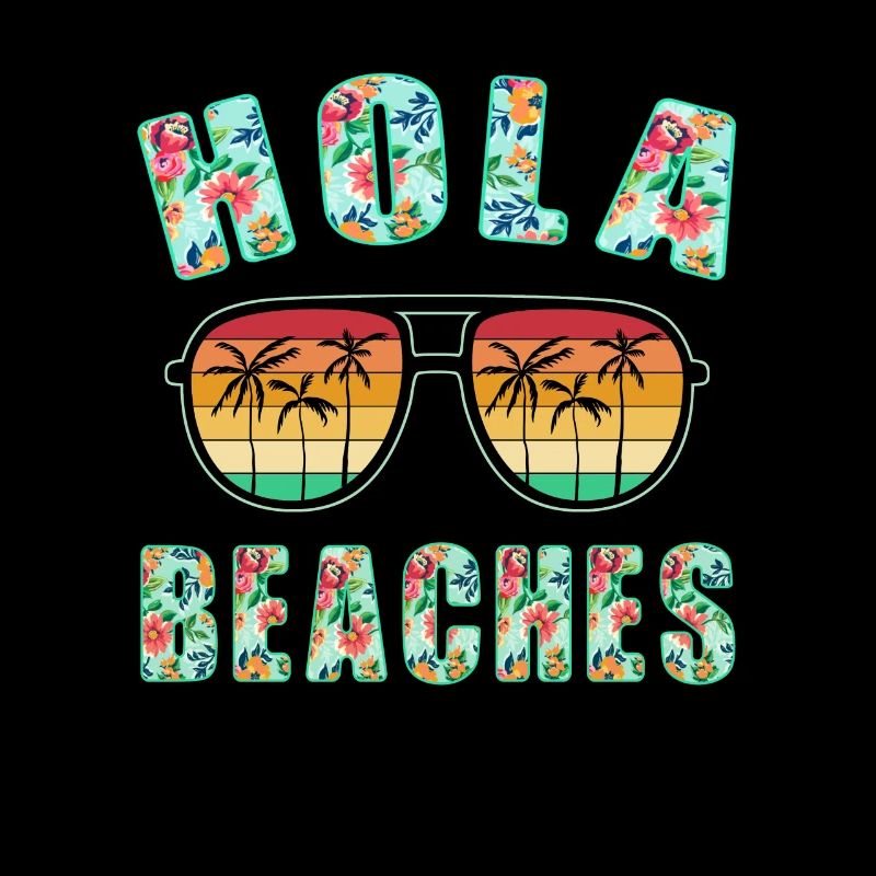 Hola Beaches Top Retro Summer Plage de lunettes de soleil