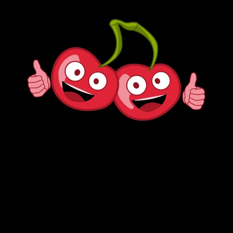 Kirschen Daumen hoch Cherries Kirsche