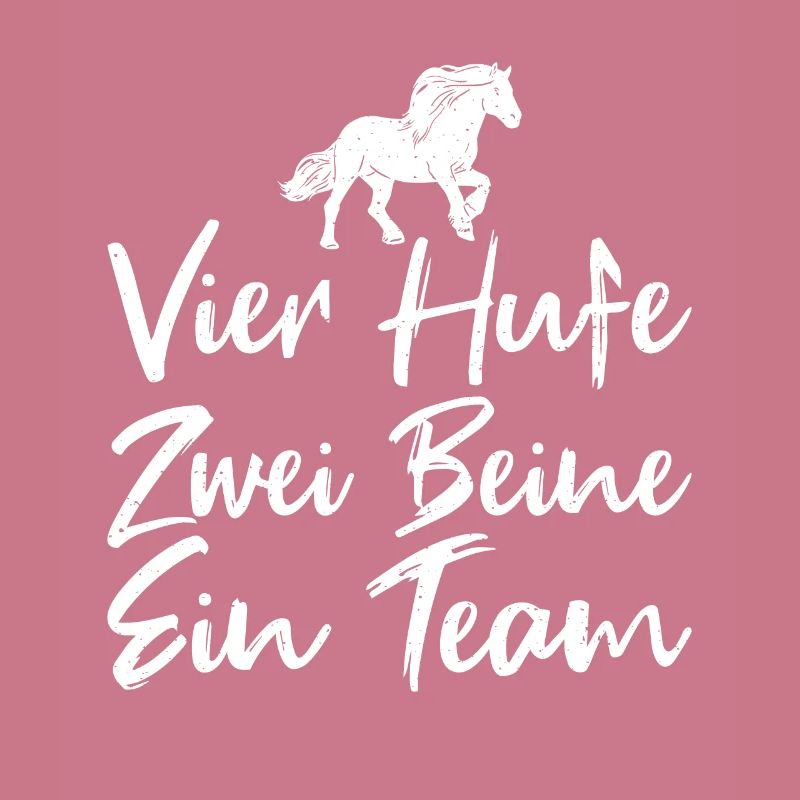 Vier Hufe Zwei Beine Ein Team