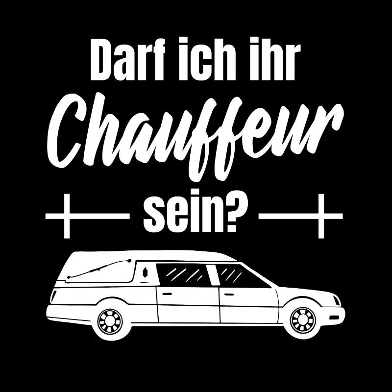 Chauffeur Leichenwagen Bestatter Totengräber Sarg