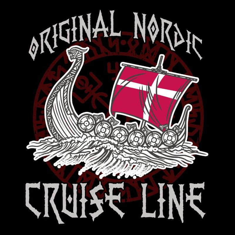 Nordmann Krieger Langboot Wikinger Kostüm Wikinger