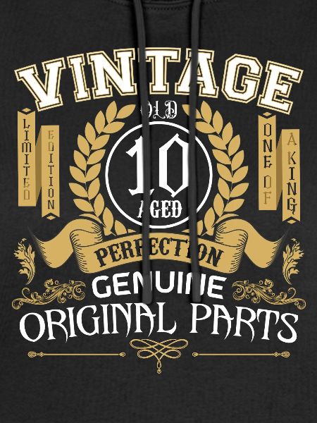 Vintage 10 år – fødselsdagsgave 10 år
