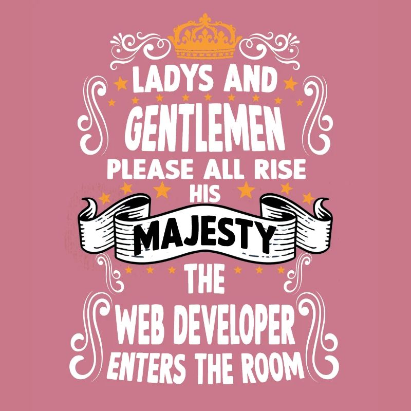 web developer T witziges Spruch Motiv Webdeveloper