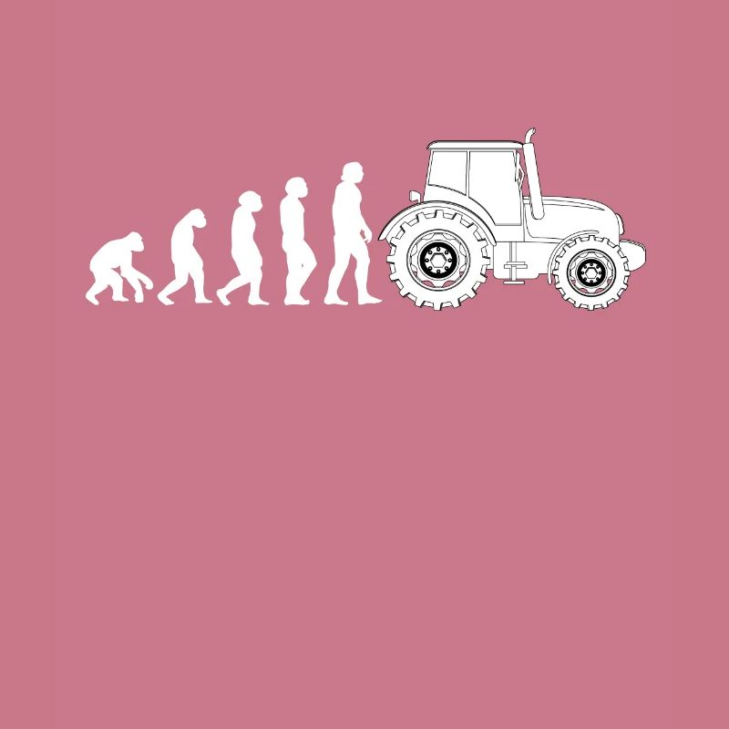 Evolution Traktor Bauer Landwirt