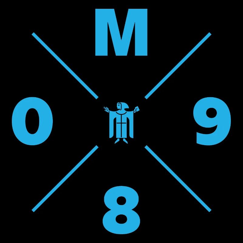 M 089 MÜNCHEN | MÖNCH | HELLBLAU