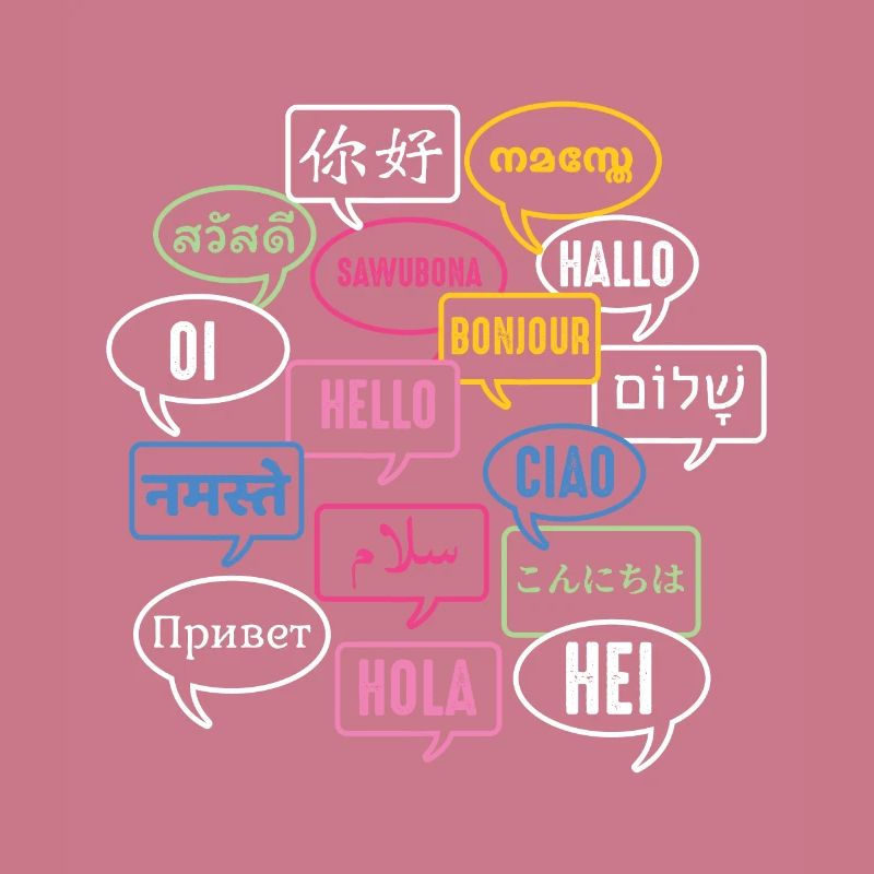 Multilingual Polyglot Globetrotter Language