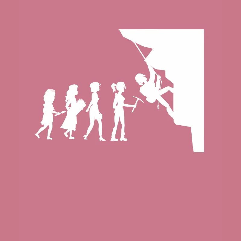 Grimpeur évolution mur d'escalade