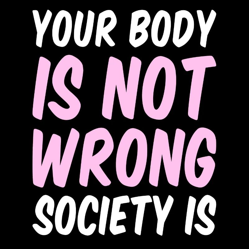 Body Positivity Curvy Plus Size Geschenk