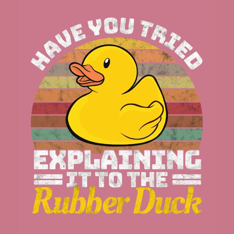 Programmierer Programming Duck Gummiente