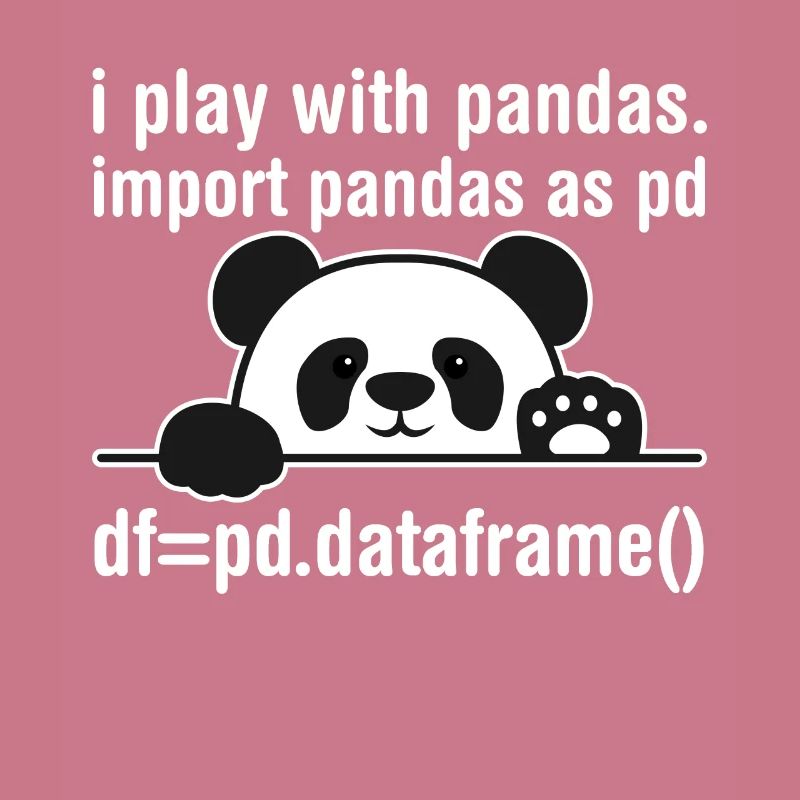Python programmer IT nerd panda programming