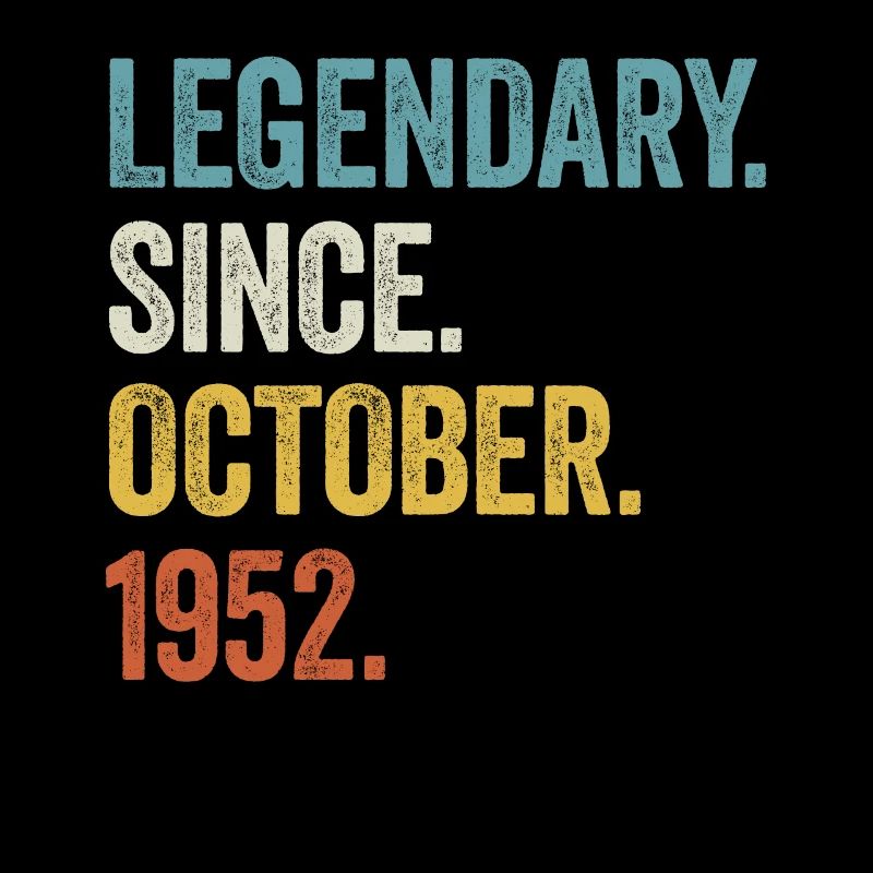 Legendary Since October 1952 70. Geburtstag