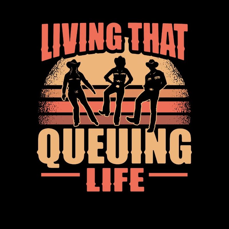 Line Dancing Cowboy Texas Line Dance Geschenk