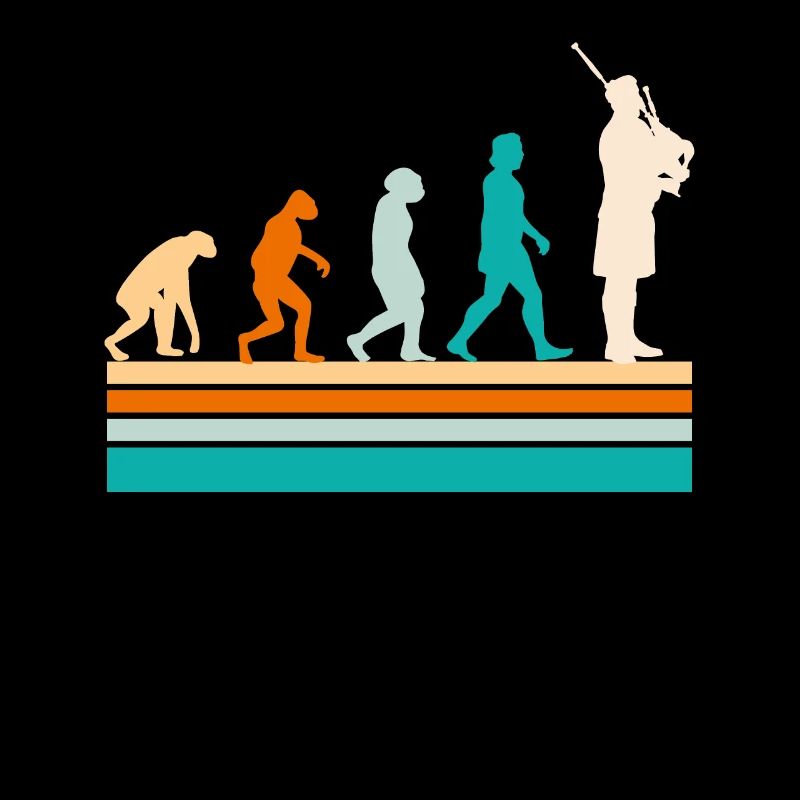 Musiker Dudelsackspieler Evolution Dudelsack