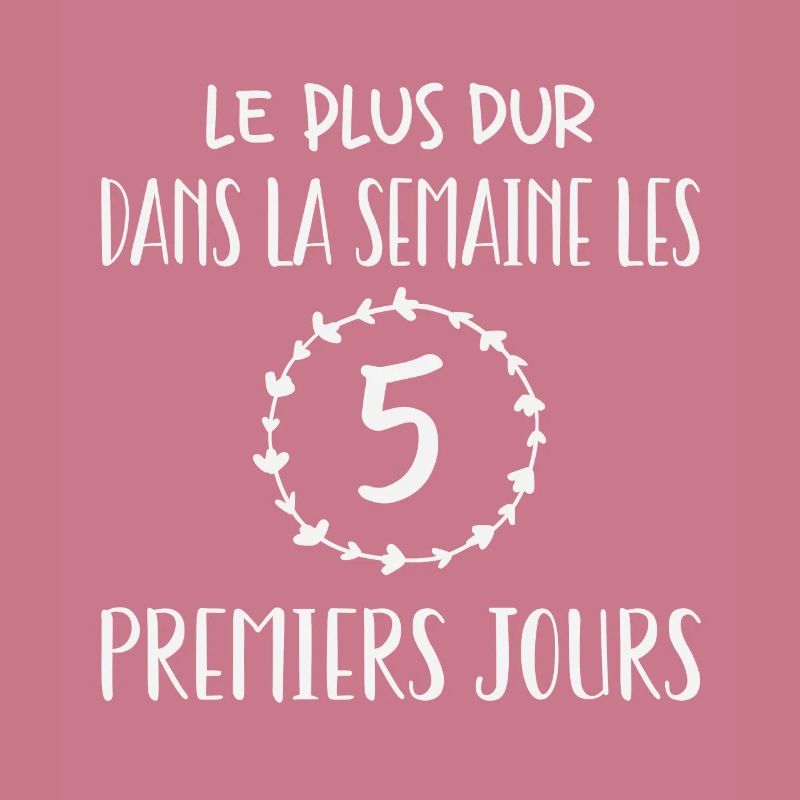 Les cinq premiers jours sont les plus difficiles
