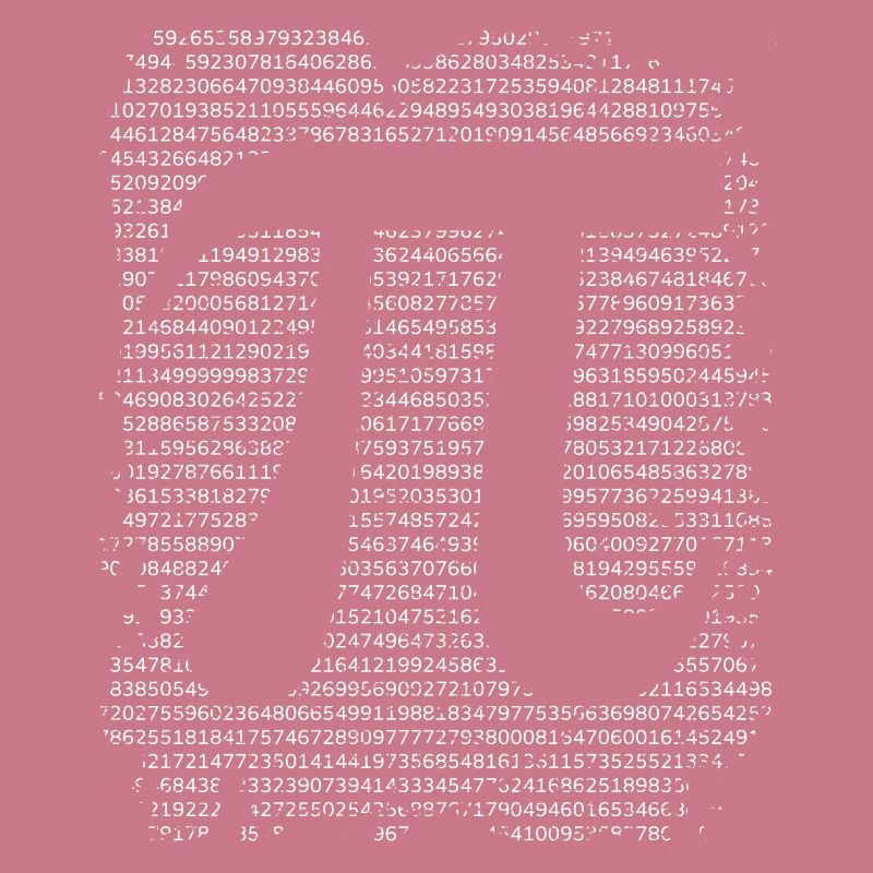 Numéro de cercle Math Pi