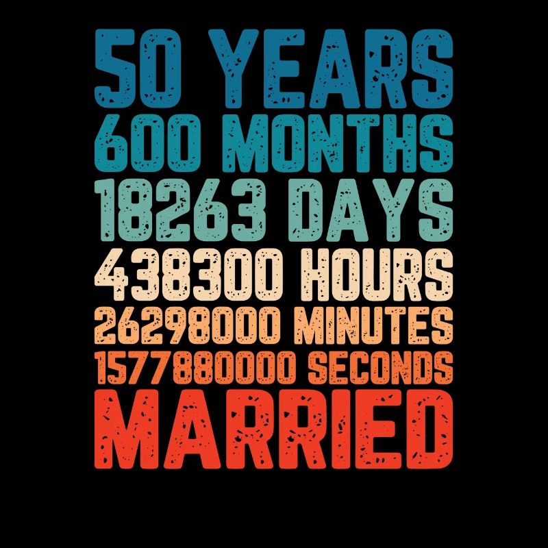 50 Jahre verheiratet Hochzeit Ehe Spruch Geschenk