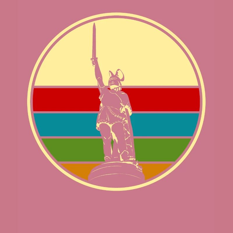 Hermann Monument Retro Lippe Detmold