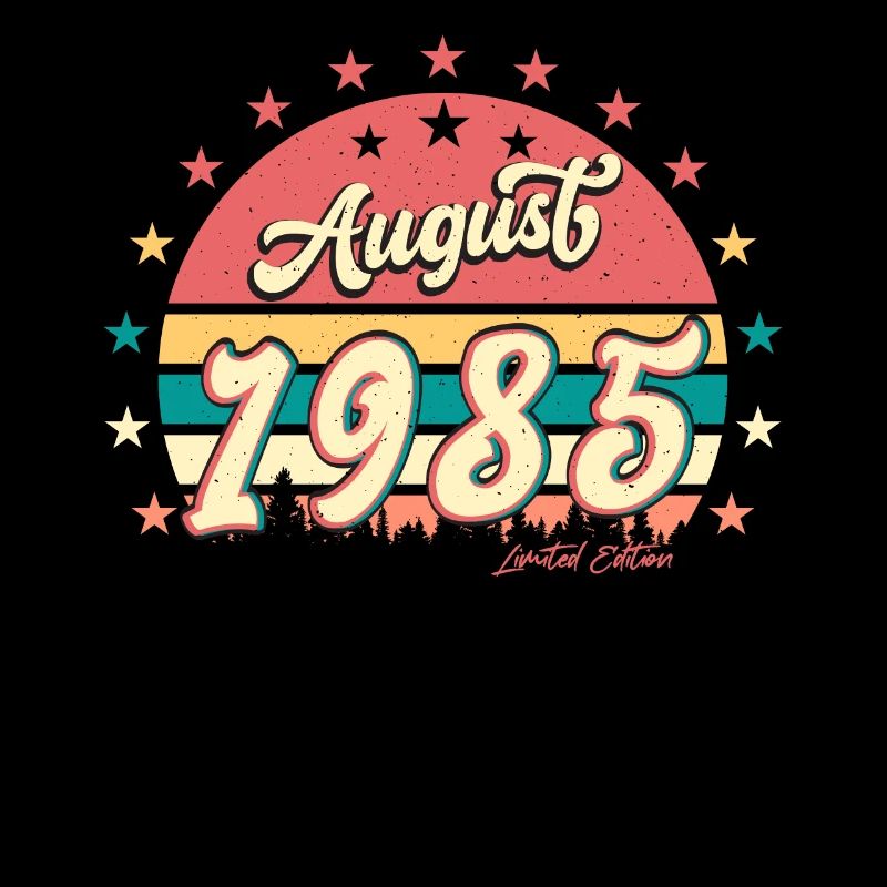 Salutations d’anniversaire 1985 Août