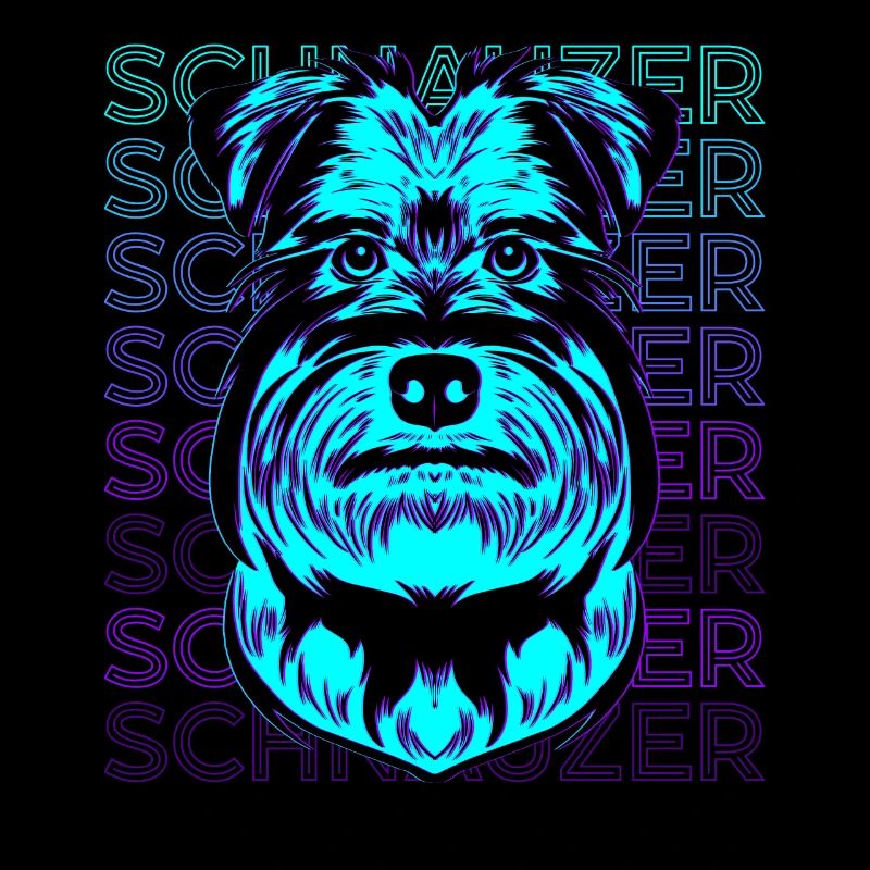 Schnauzer Retro