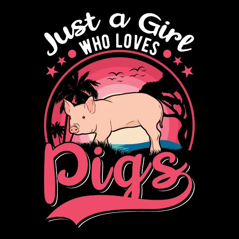 Schweine Mädchen Schweinebauer