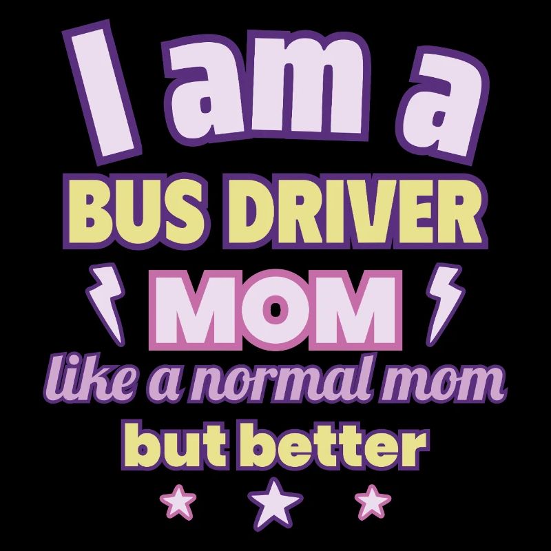 Busfahrerin-Mama, Muttertag Geschenk, Verkehr
