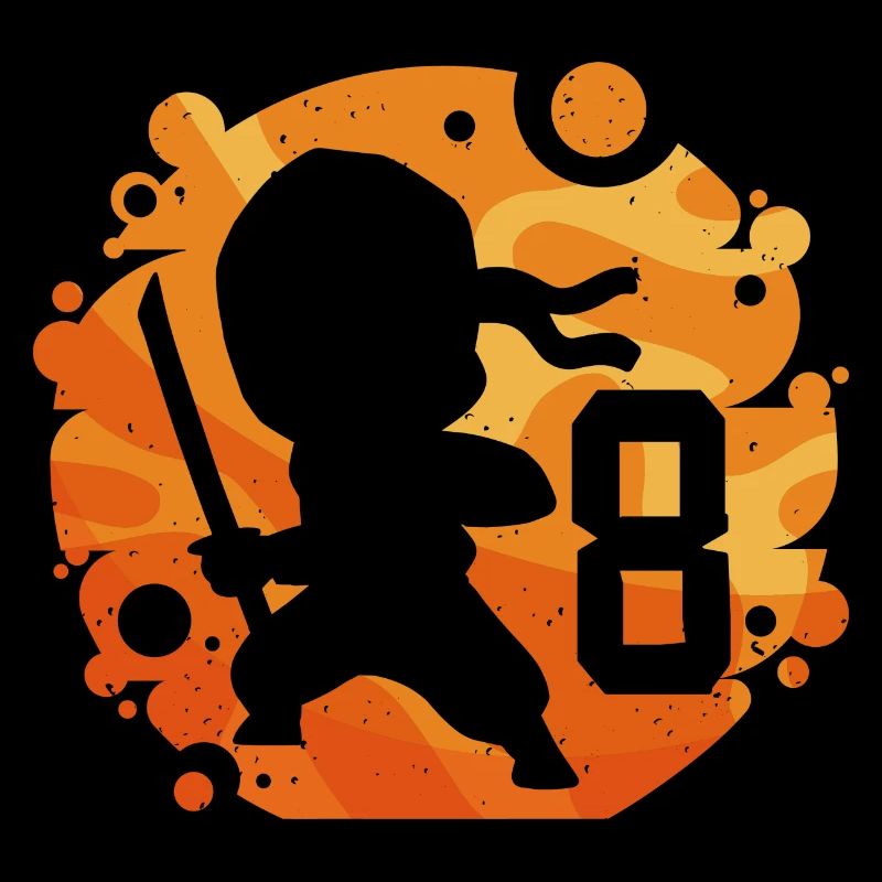 Ninja Fighter Birthday Boy 8 ans