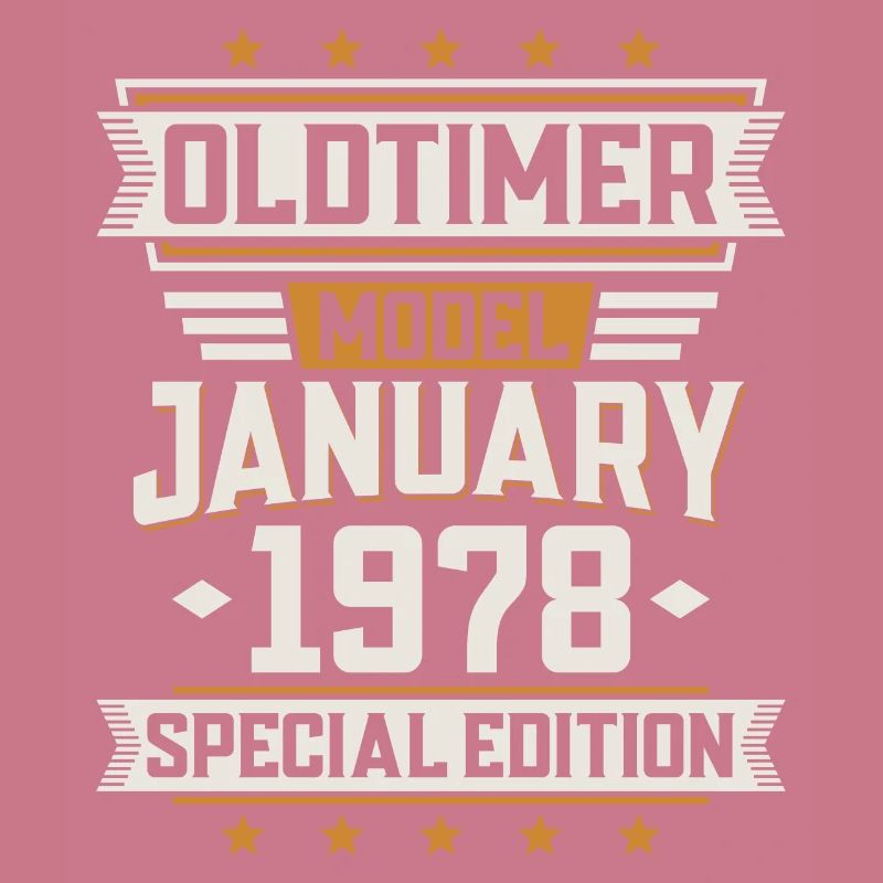 Janvier né 1978 Année de construction Anniversaire oldtimer
