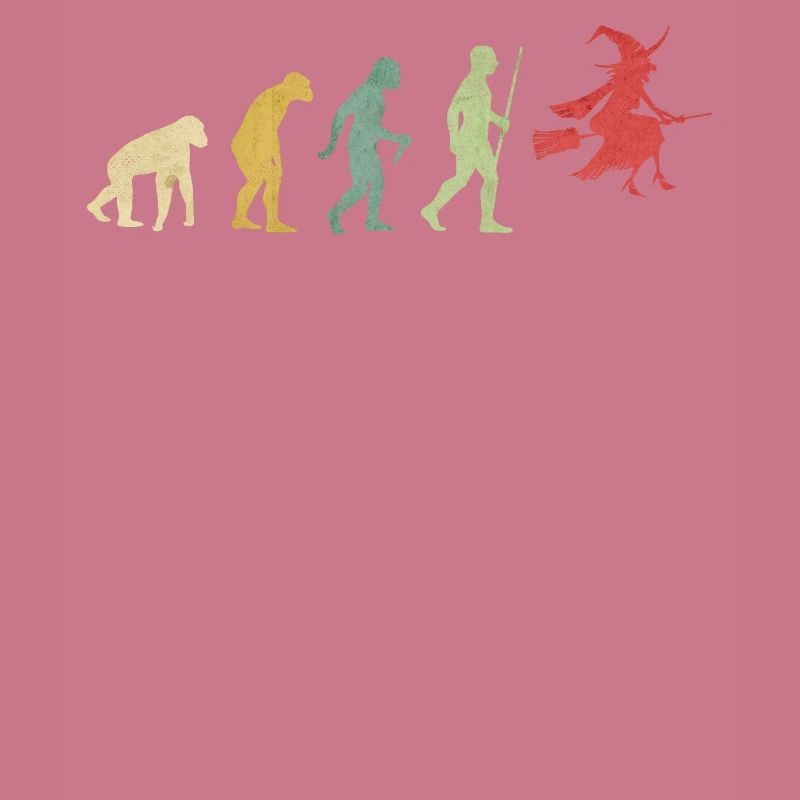 Halloween Witch Flying Broom Evolution