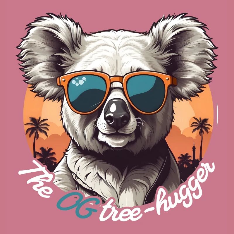 Cool Cute Koala The OG Tree-Hugger
