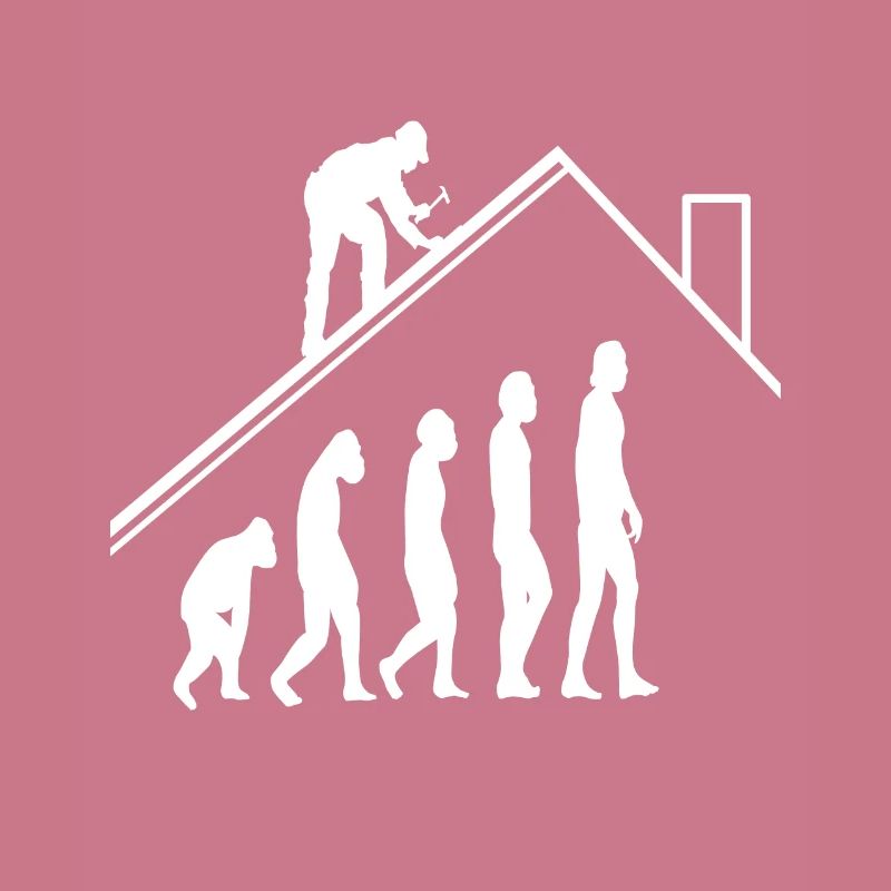 Craftsman roofer carpenter evolution house building