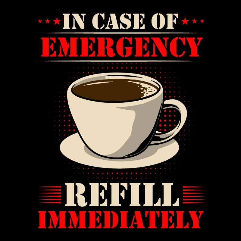 Funny Caffeine Barista Coffee Drinker