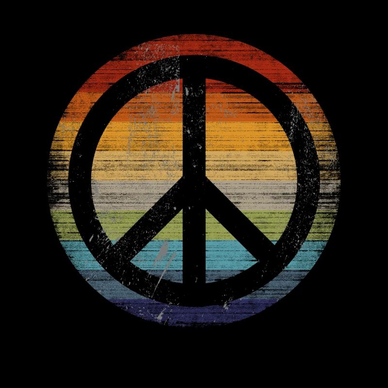 Peace Symbol Retro