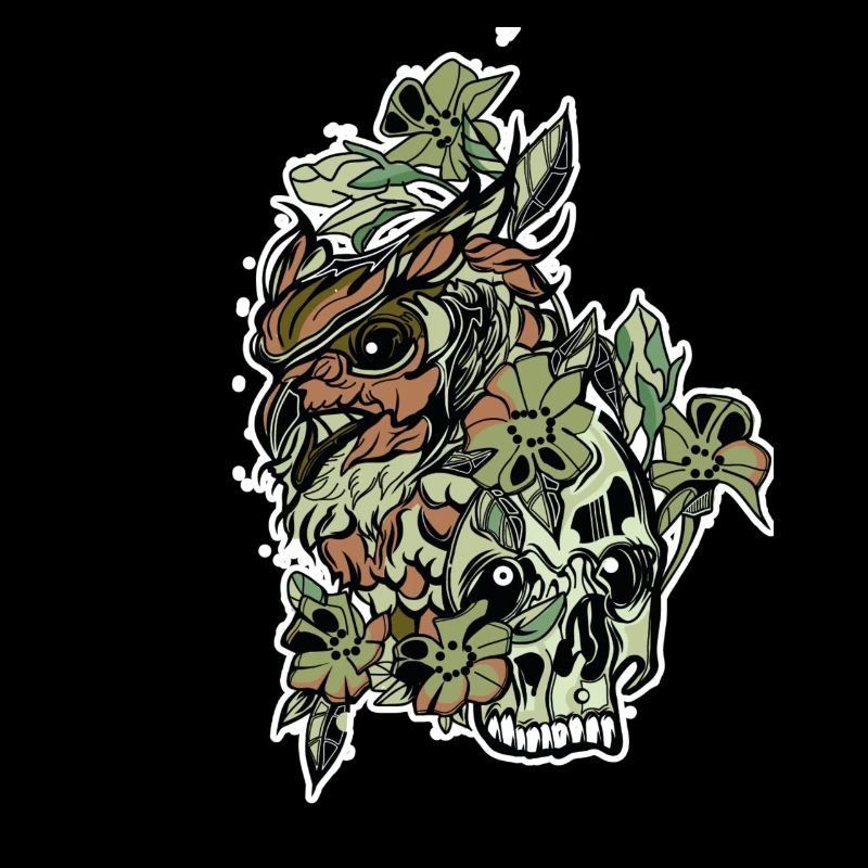 Eule // Wald // Natur // Illustration