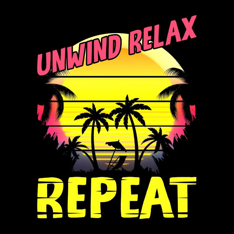 Beach Paradise Disconnect Relax Repeat