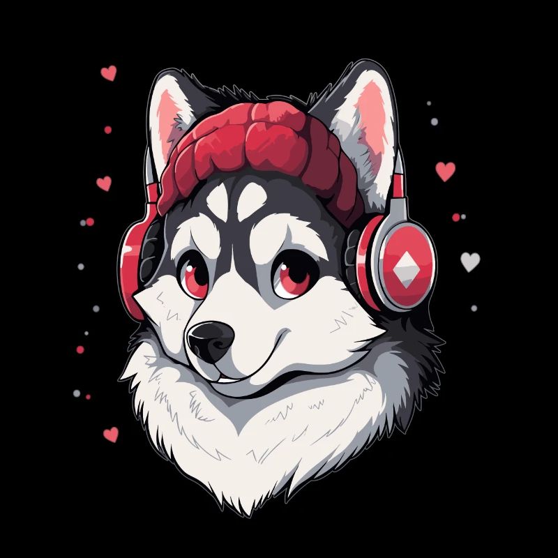 Fête de Noël EDM Husky DJ Noël