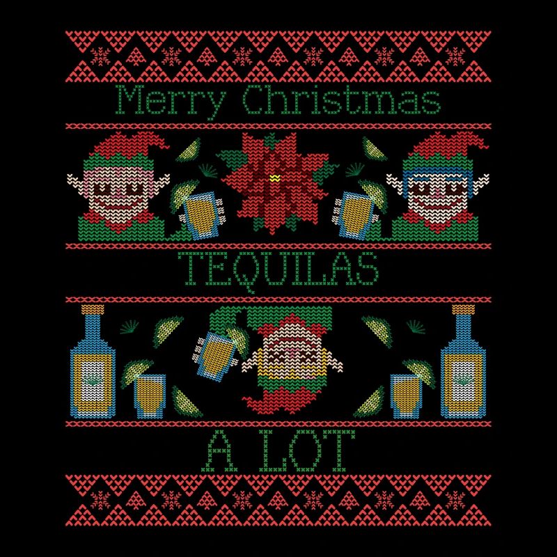 Joyeux Noël Tequilas Beaucoup Elf Ugly Noël