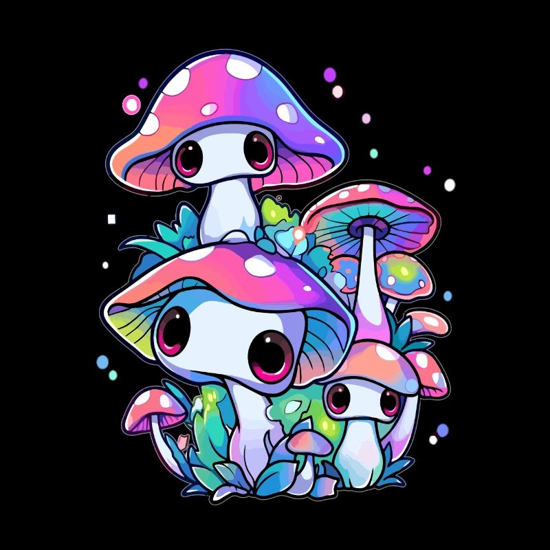 Mignon DJ psychédélique Trippy EDM champignon