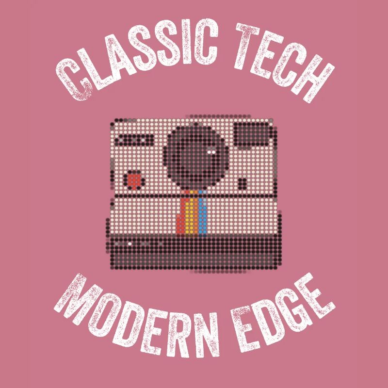 Retro Tech Genius -Classic Computer and Camera Art