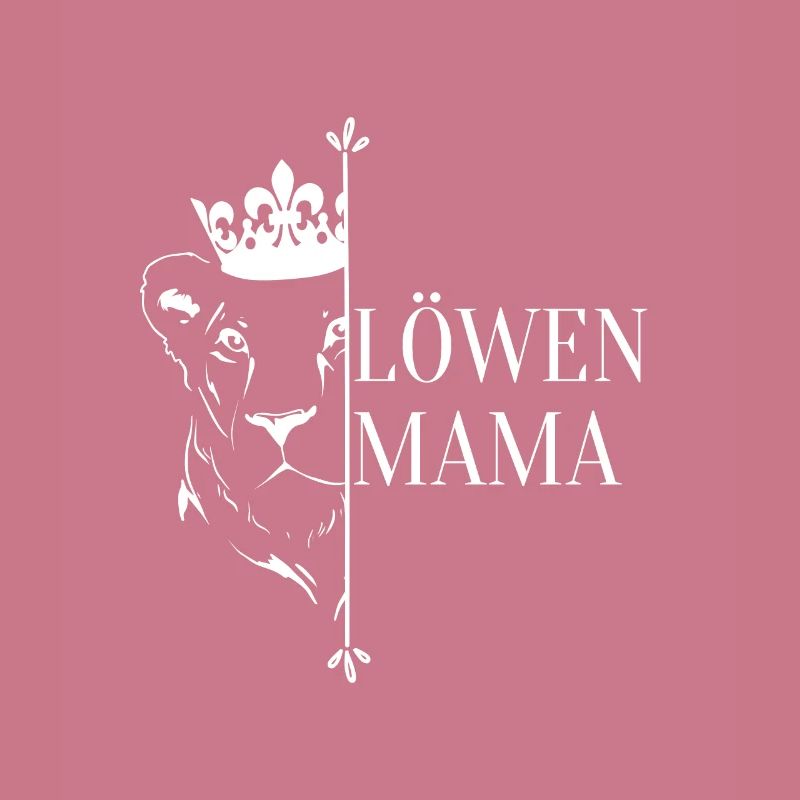 Löwenmama Mama Mutter Motiv Muttertag Geburtstag
