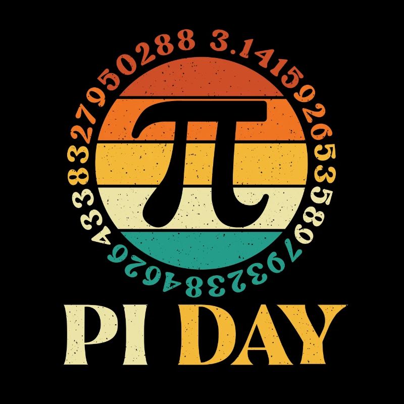 Célébration de la Journée Pi - Symbole Pi des Math Lover Science