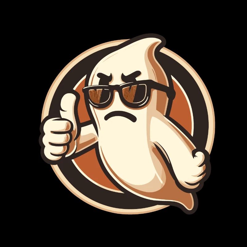 Cool Ghost Gives Proper Respect Halloween Party