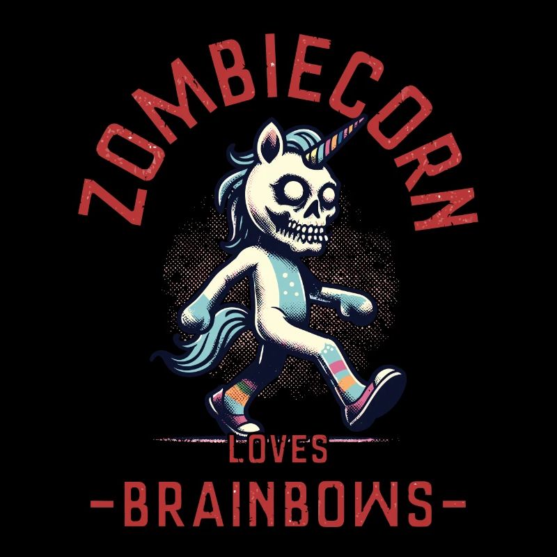 Zombiecorn aime la licorne effrayante de Brainbow