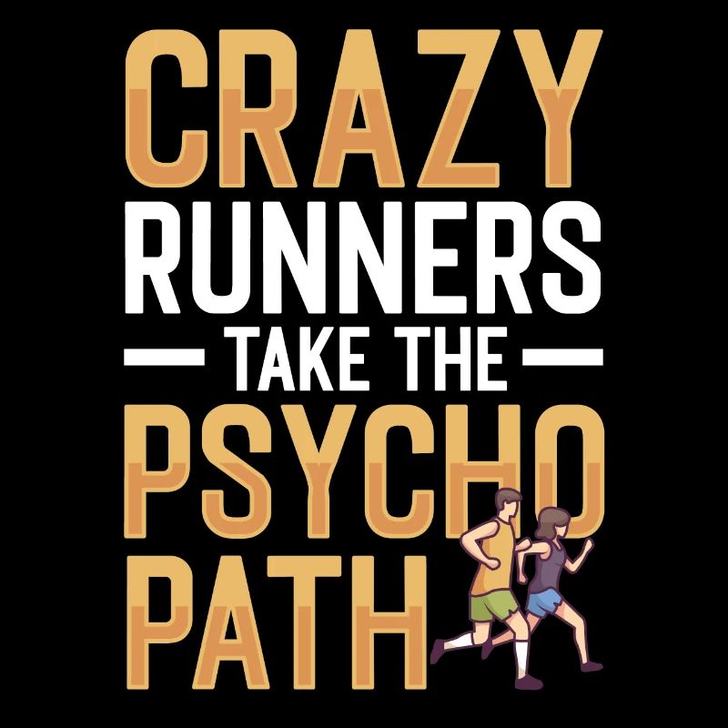 Läufer nehmen Psycho Path Running