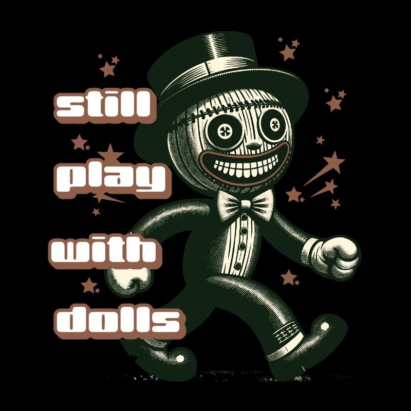 Voodoo Doll Creepy Party Design Still Playing