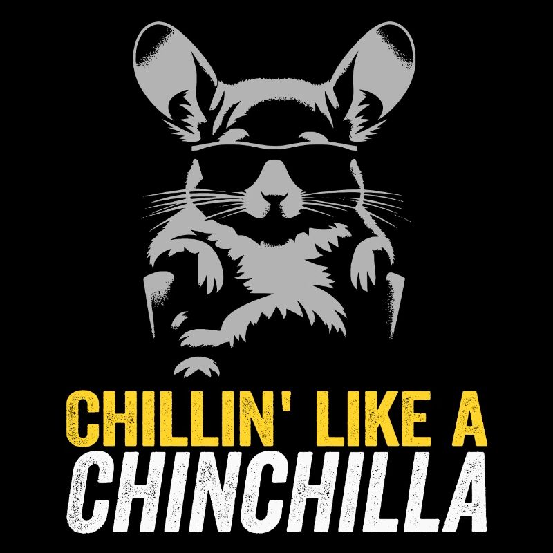 Chillin’ wie ein Chinchilla Lustiges Relax-Design