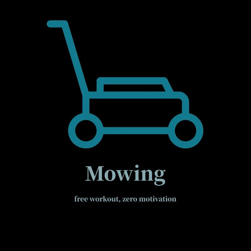 Mähen, freies Workout null Motivation