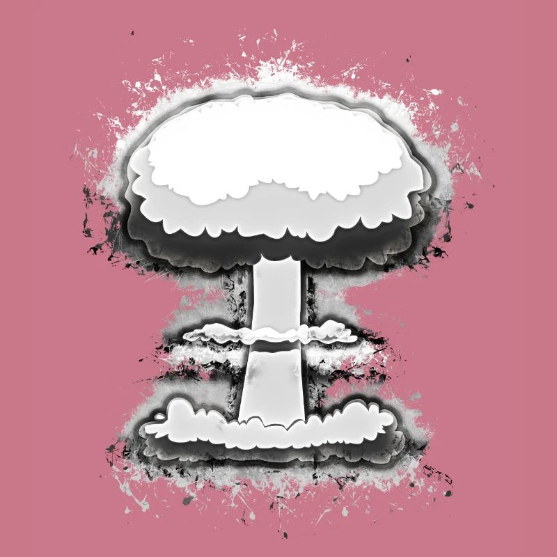 Explosion nuklear hell glühend